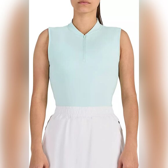 NWT Womens Size L Bad Birdie Sleeveless Blade Golf Tennis Pickleball Shirt Polo - Picture 1 of 7